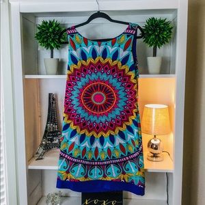 Nicole Miller, Trendy, Festive Multicolored Dress